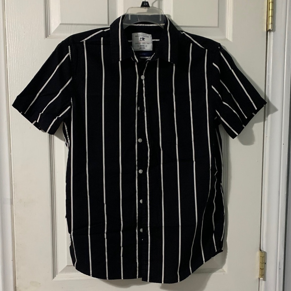 Cactus menswear pinstripe button up